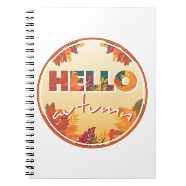 Hello Autumn Notebook (Front)