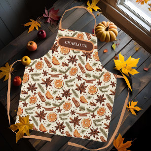 Hello Autumn Personalized Apron with Name