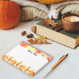 Hello Autumn personalized Post-it Notes