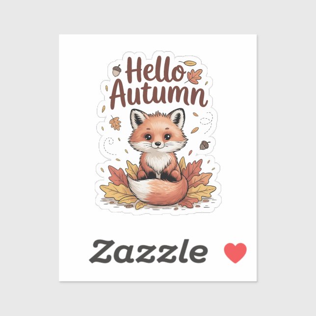 Hello Autumn Sticker (Sheet)