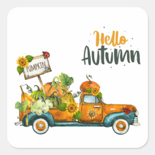 Hello Autumn Stickers, Fall Stickers