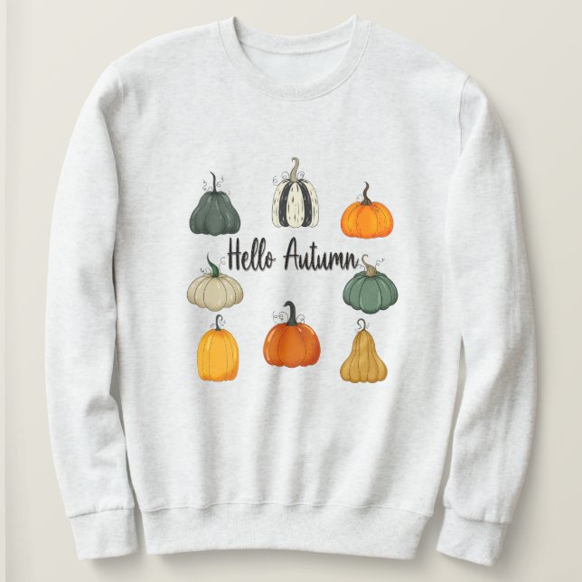 Hello Autumn Sweatshirt (Design Front)