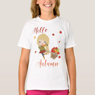 Hello Autumn T-shirt for girls and women
