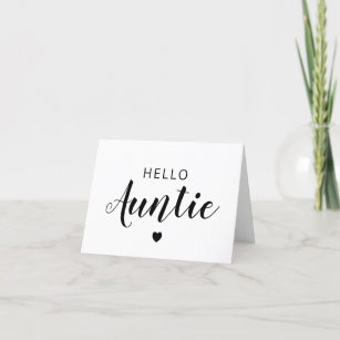 Hello Baby Announcement Card