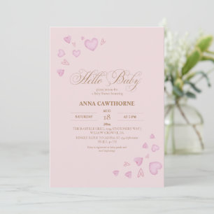 Hello Baby Baby Shower Invitation
