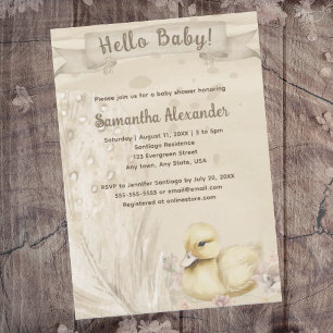 Hello Baby baby shower Invitation