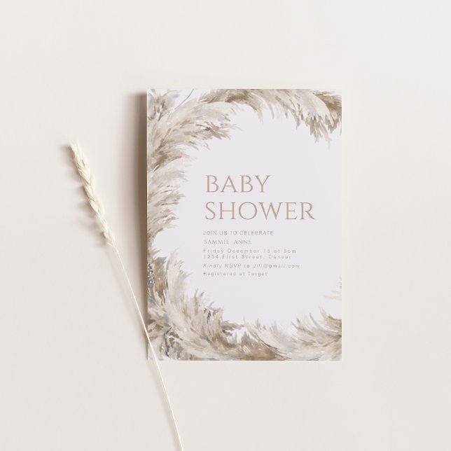 Hello Baby Baby Shower Party Invitation Template (Creator Uploaded)