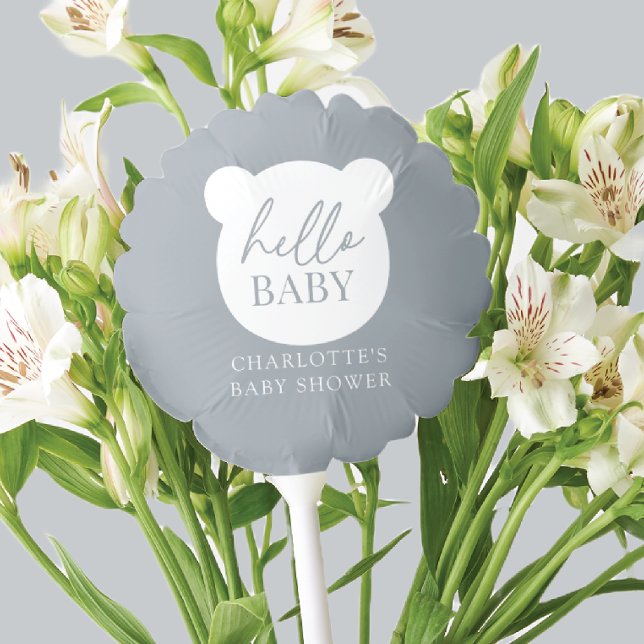 Hello Baby Bear It's a Boy Balloon (Creator Uploaded)