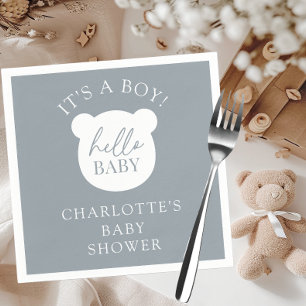 Hello Baby Bear It's a Boy Napkins