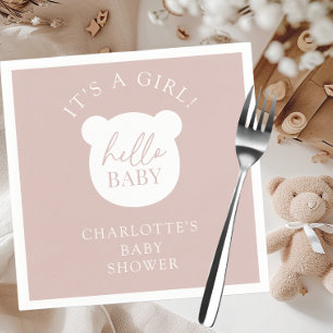 Hello Baby Bear It's a Boy Napkins