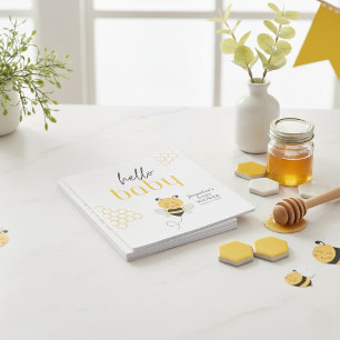 Hello Baby Bee: Sweet Baby Shower Napkins