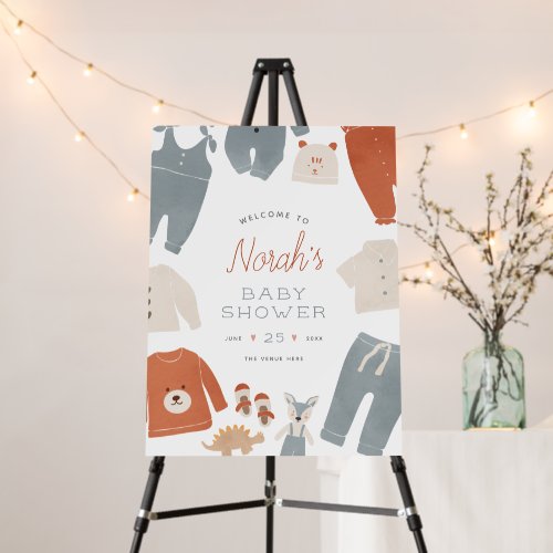 Hello Baby | Boho Clothes Boy Baby Shower Welcome