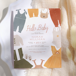 Hello Baby   Boho Clothes Girl Budget Baby Shower