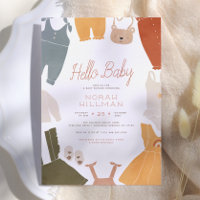 Hello Baby | Cute Boho Clothes Girl Baby Shower