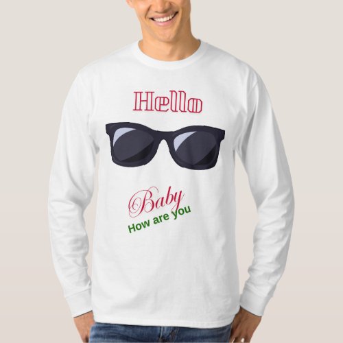 Hello baby design  T_Shirt