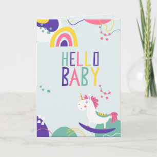 Hello Baby Greeting Card