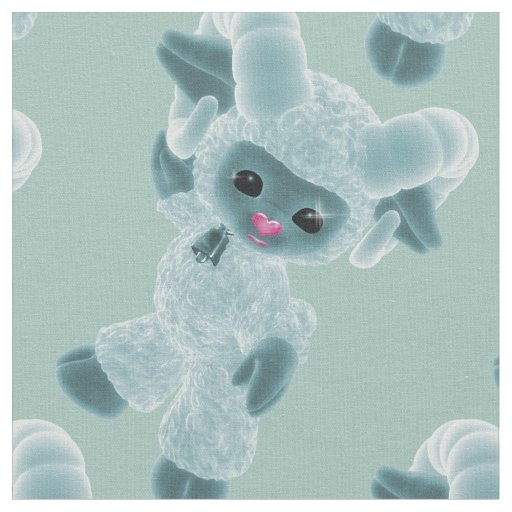 Hello Baby Plush Toy Ram Country Green Fabric