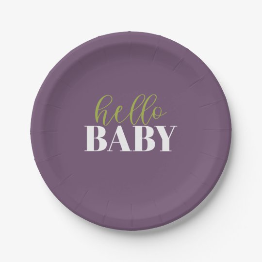 plum colored paper plates