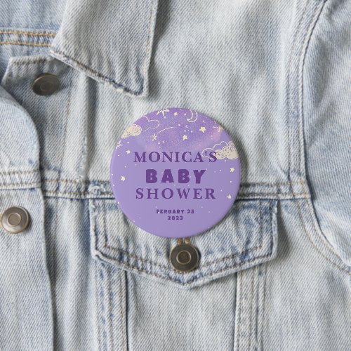 Hello Baby Purple Dream Baby Shower