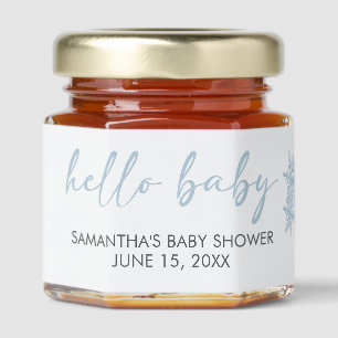 Hello Baby Shower Honey Jar Favors