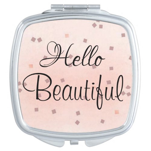 Hello Beautiful Compact Mirror