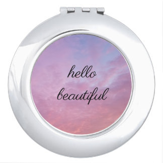 Hello Beautiful Compact Mirror