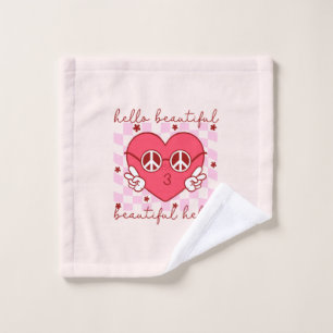 Hello Beautiful Cute & Heartfelt Bath Towel Set