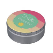 Hello Beautiful Jelly Belly Giant Snip Snap Tin (Side)