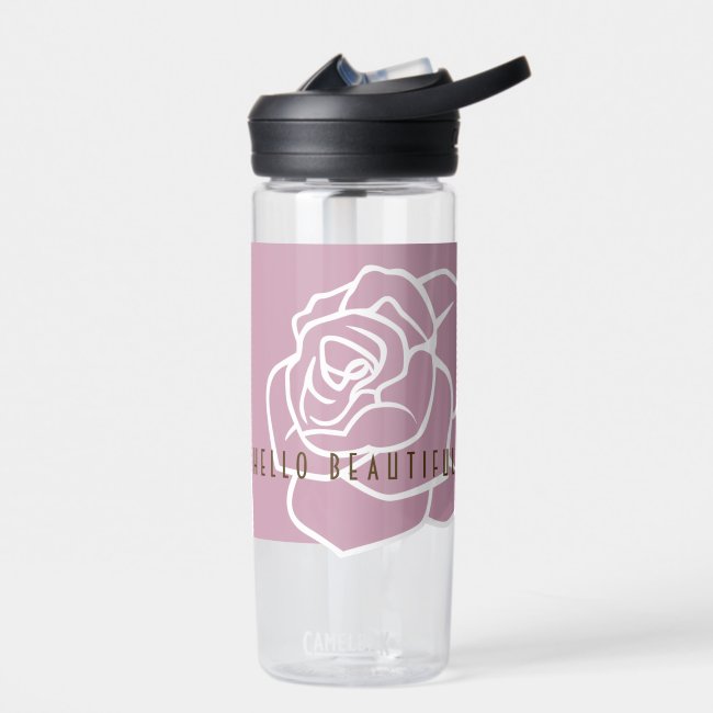 Hello Beautiful - Modern Pink Rose Flower
