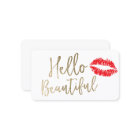 Hello Beautiful Red Lipstick Kiss Makeup Artist