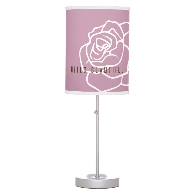 Hello Beautiful - Simple Modern Pink Rose