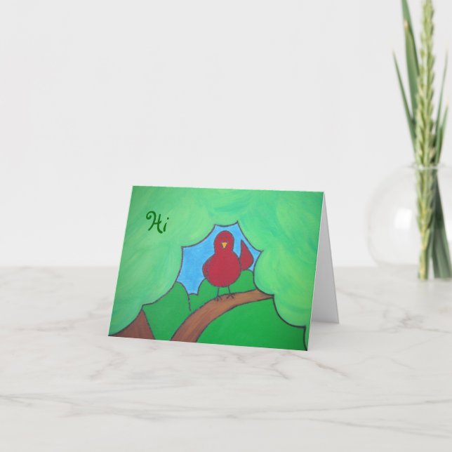 Hello Birdie, Hi Card (Front)