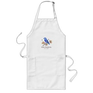 Hello Bluebirds Apron