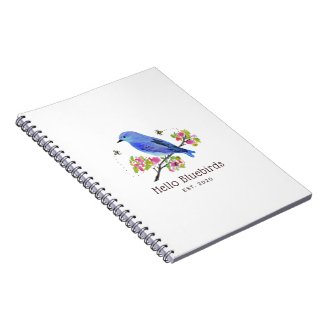 Hello Bluebirds Notebook