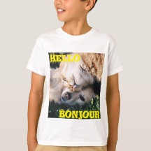 Hello, Bonjour T-Tales T-shirt
