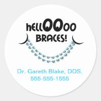 Hello Braces Blue Orthodontist Patient Custom