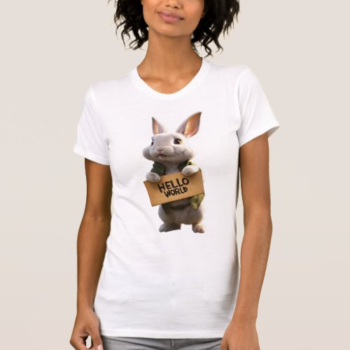  Hello Bunny Playcard T_Shirt T_Shirt