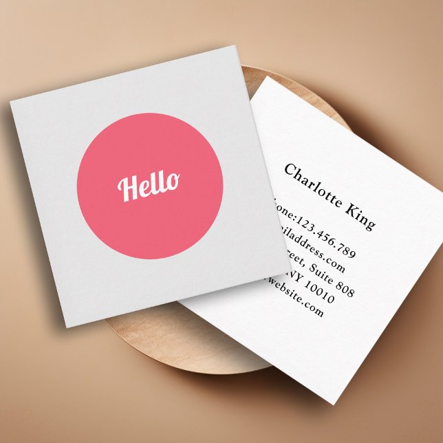"Hello!" business card (Creator Uploaded)