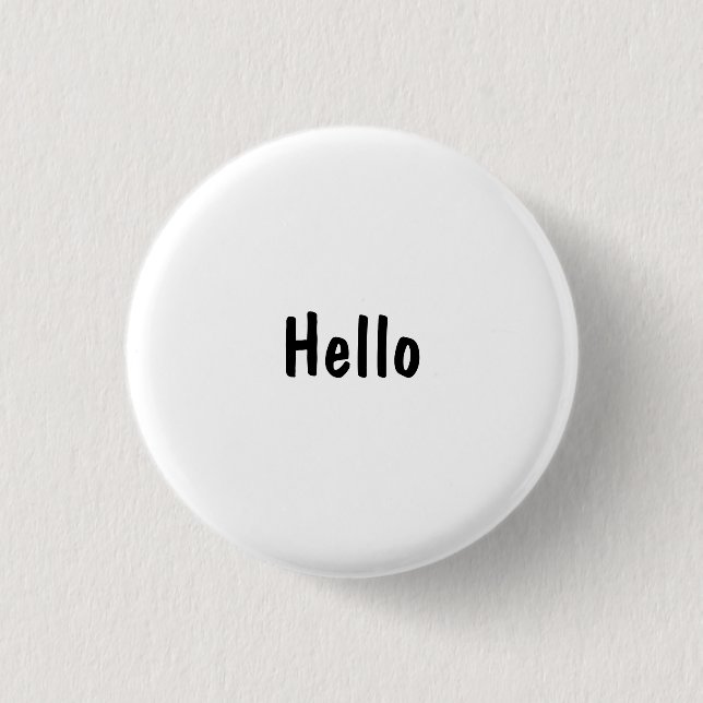 Hello Button (Front)
