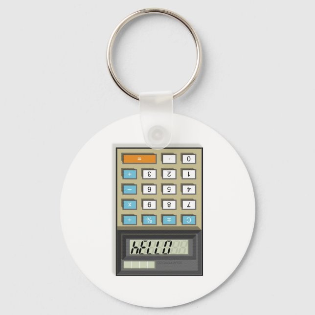 Hello Calculator Keychain (Front)