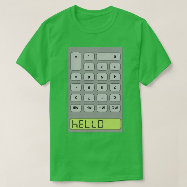 Hello Calculator T-Shirt (Design Front)