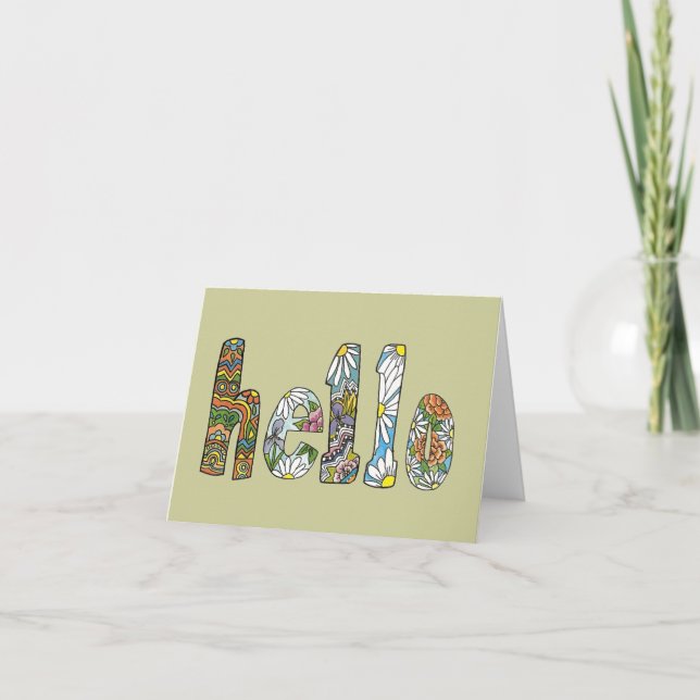 Hello Card (Front)
