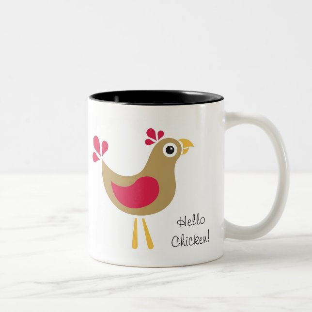 Hello Chicken! Mug (Right)