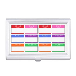 Hello Ciao Business Card Holder