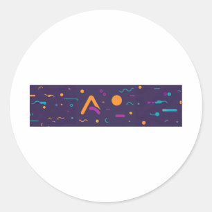 Hello Classic Round Sticker