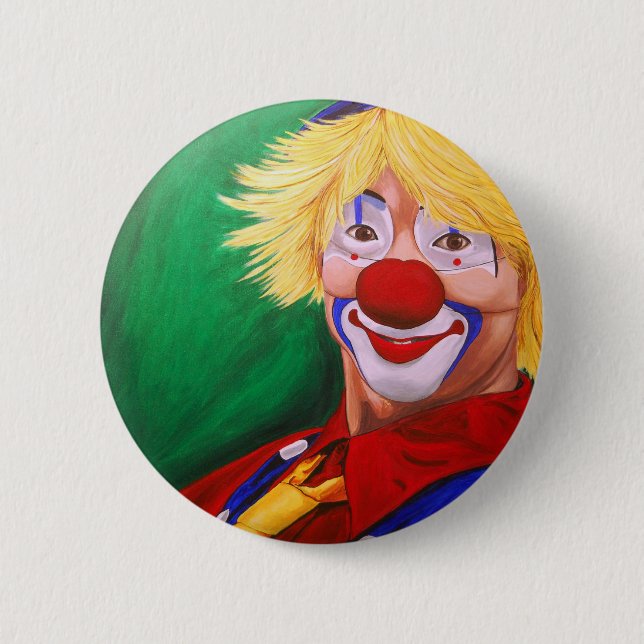 Hello Clown Button (Front)