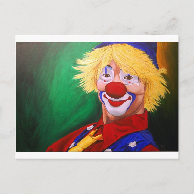 Hello Clown Postcard (Front)