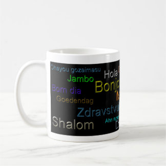 Hello - Coffee Cup, Beverage, Language Mug