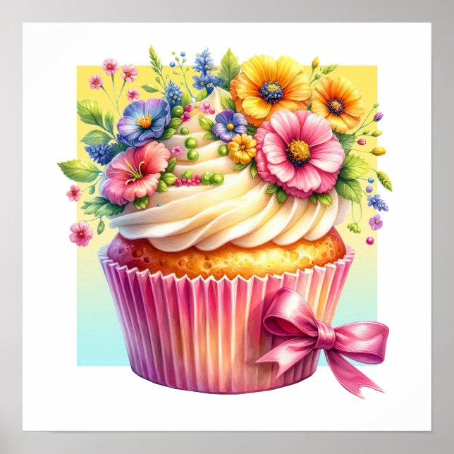 Hello Cupcake Poster (Front)