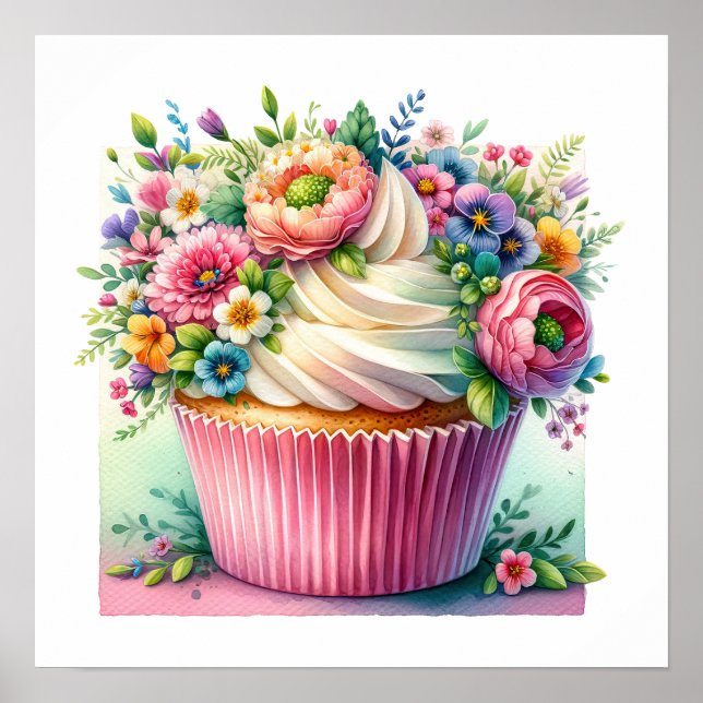 Hello Cupcake Poster (Front)